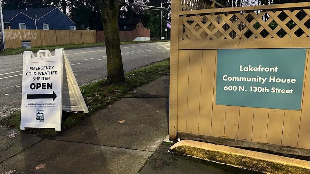 King County cold-weather shelters open doors to homeless during Thanksgiving cold snap