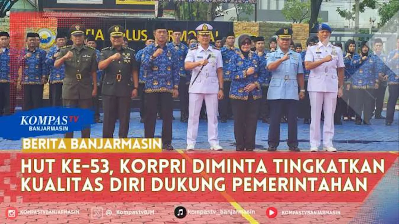 53. YIL KORPRI UPACARA PERINGATAN DI BANJARMASIN