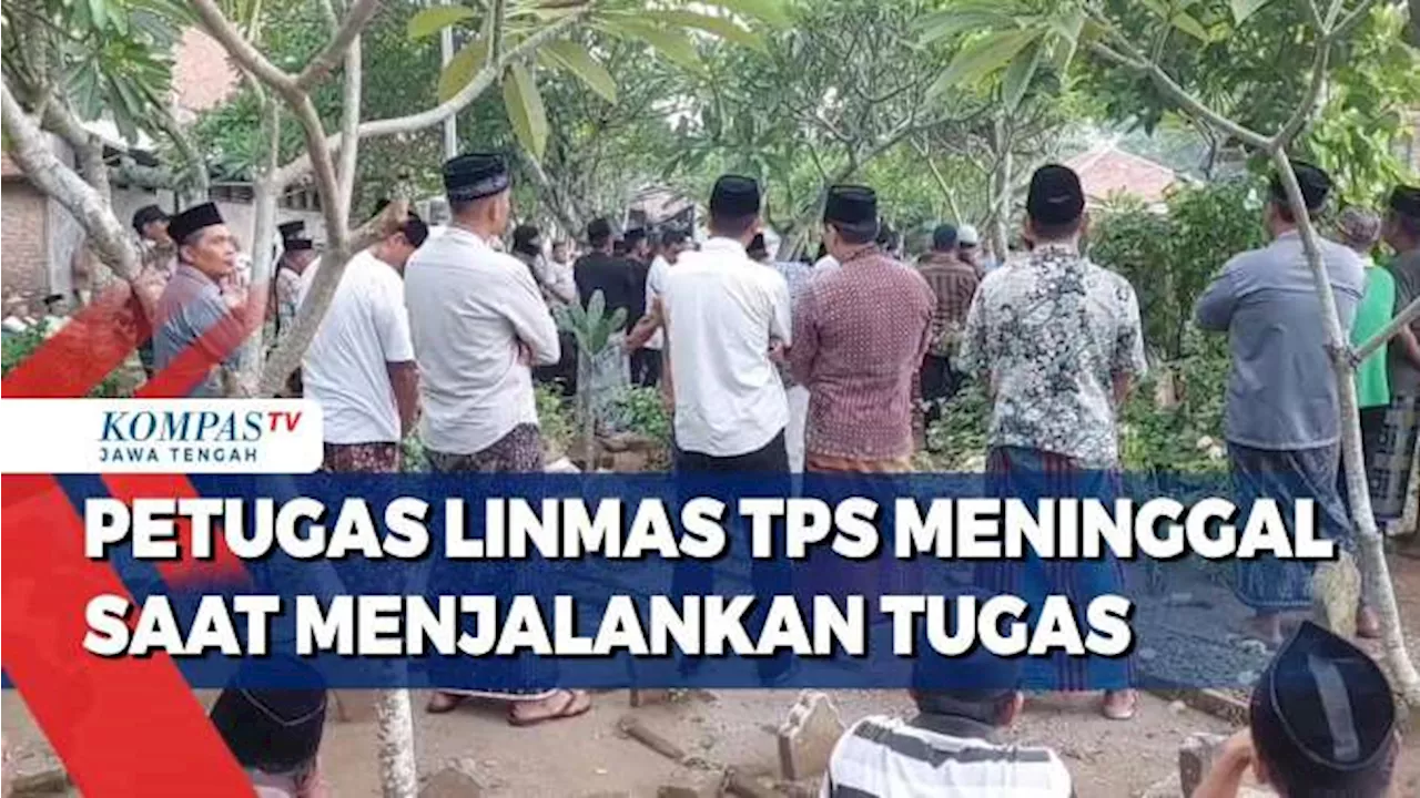 Petugas Linmas TPS Meninggal Saat Menjalankan Tugas