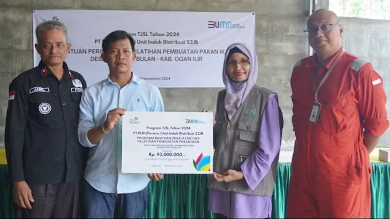 PLN UID S2JB Meluncurkan Program PLN Peduli untuk Meningkatkan Produksi Ternak di Ogan Ilir