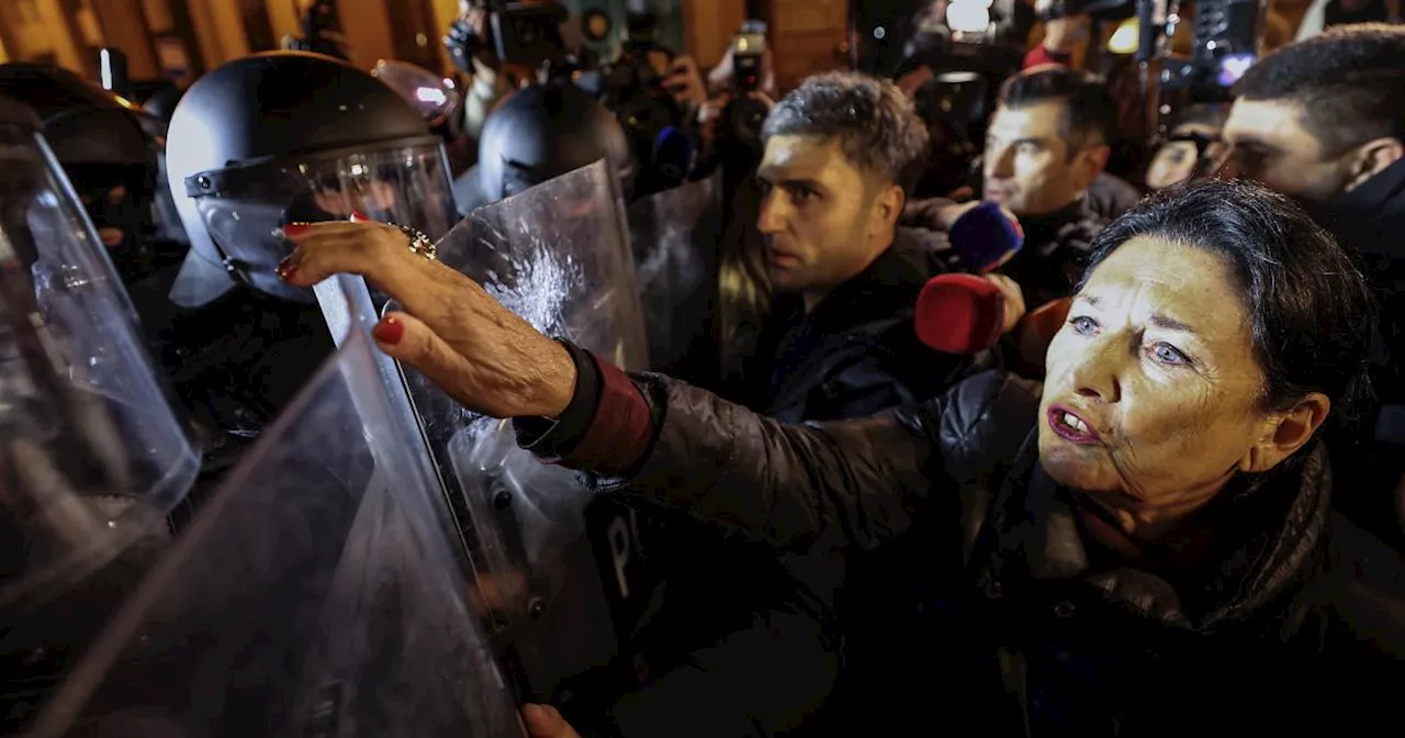 Massive Proteste in Georgien nach Annahme der EU-Beitrittsverhandlungen bis 2028