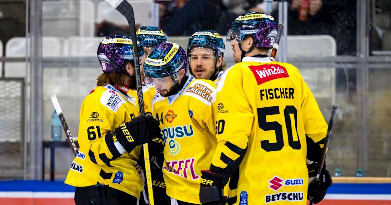 Vienna Capitals Siegen mit 10:0 gegen HC Innsbruck