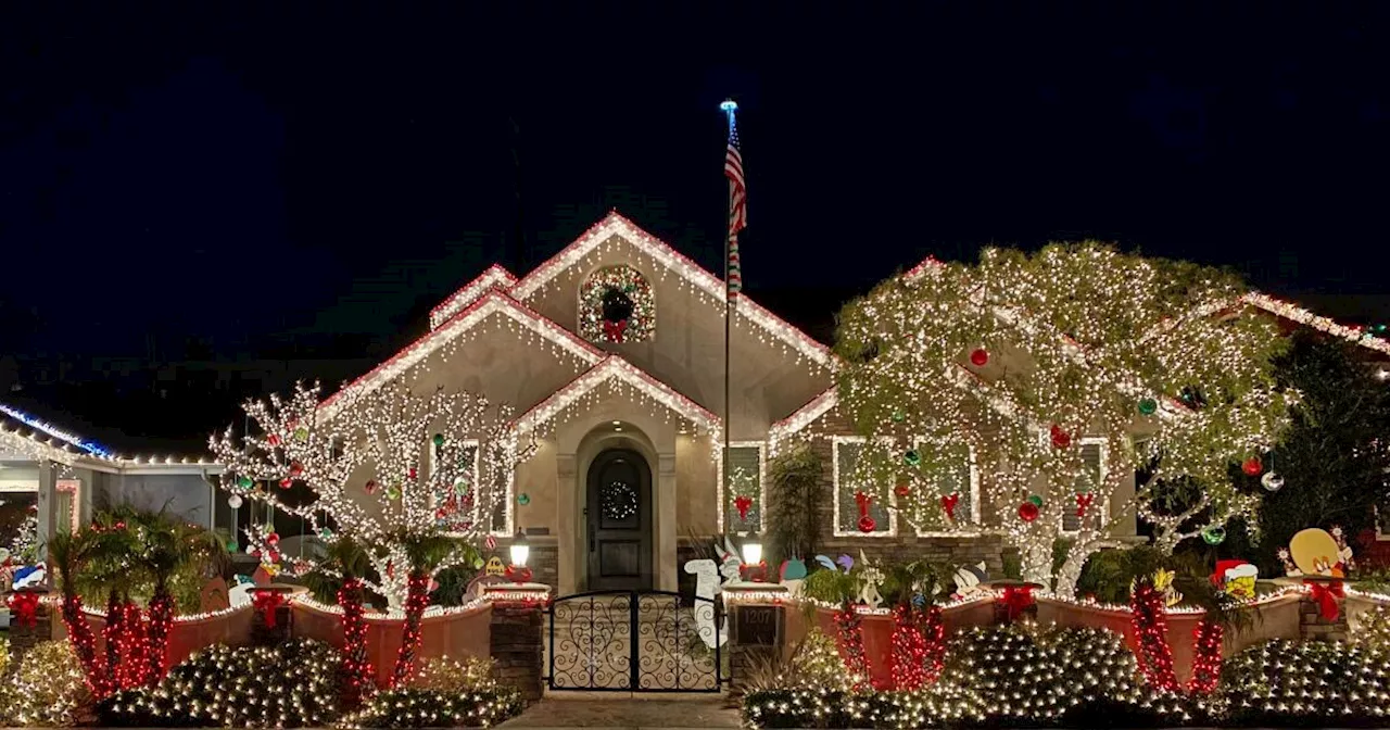 Festive lights in LA, OC