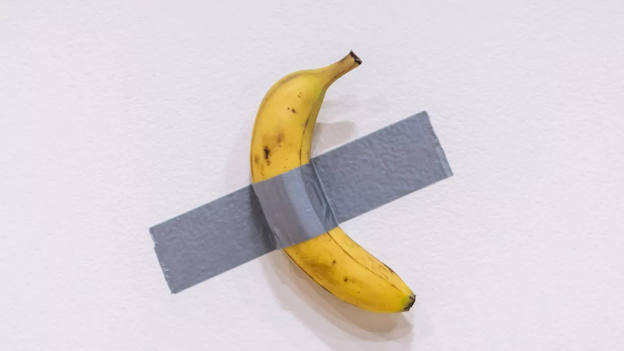 Man who bought banana art for 6.2 million dollars eats the fruit in Hong Kong