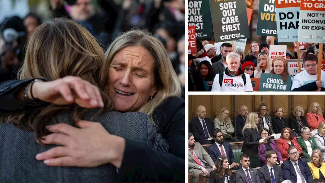 MPs vote in favour of allowing assisted dying in England and Wales after emotional Commons debate