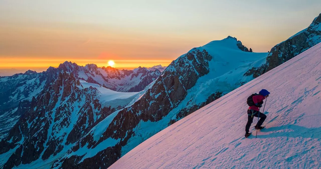 Un record d’ascension du mont Blanc pour sensibiliser au réchauffement climatique