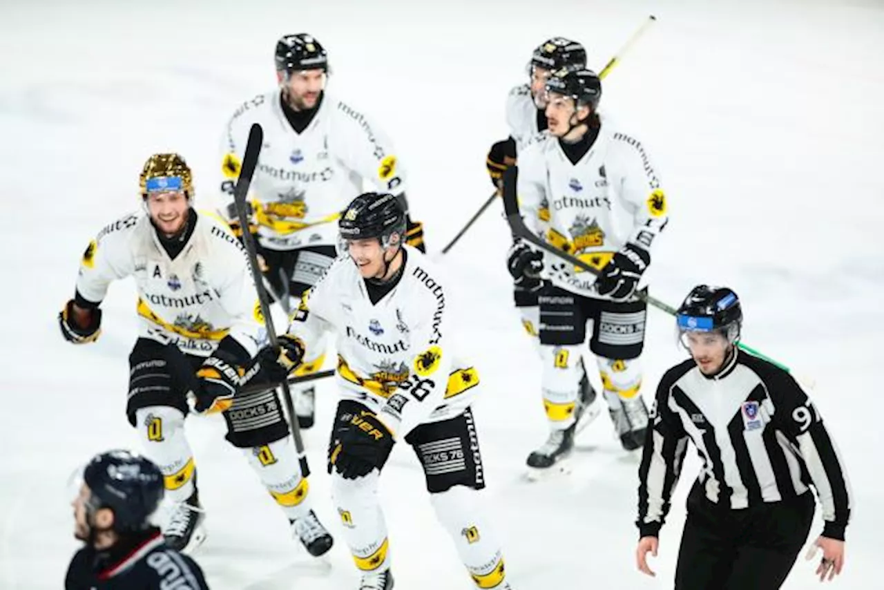 Rouen s'impose à Angers, Grenoble s'est fait peur contre Cergy en Ligue Magnus