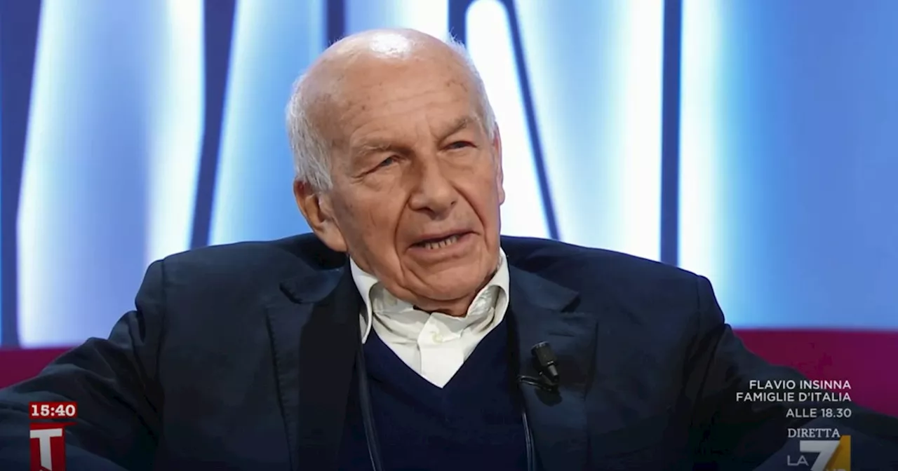 Tagadà, Fausto Bertinotti sente &#034;sciopero generale&#034; e si scioglie: in diretta a La7...