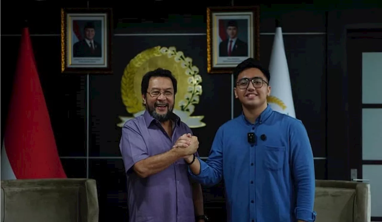 Putra Aji Sujati Diskusikan Harapan Indonesia Emas 2045 dengan Yorrys Raweyai