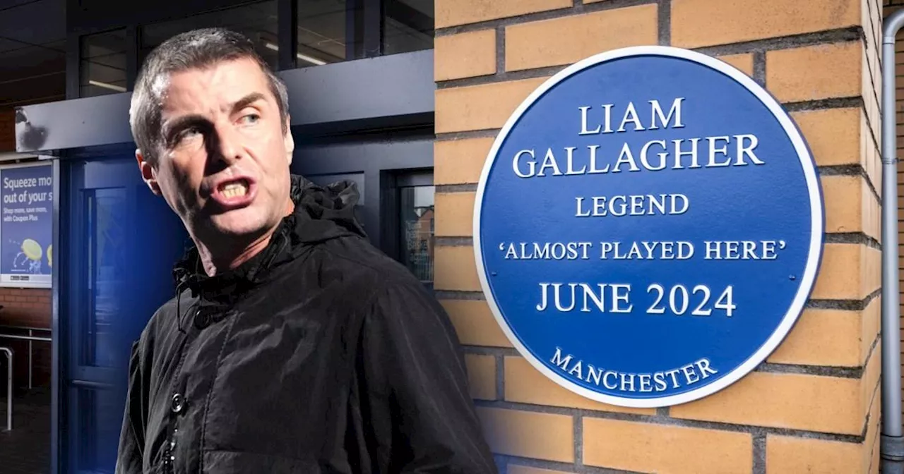 Liam Gallagher's Lidl plaque goes missing with major reward on offer