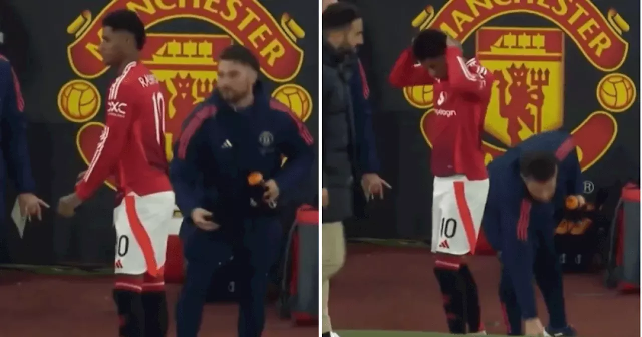 Man Utd fans slam Marcus Rashford over 'disrespectful' gloves incident