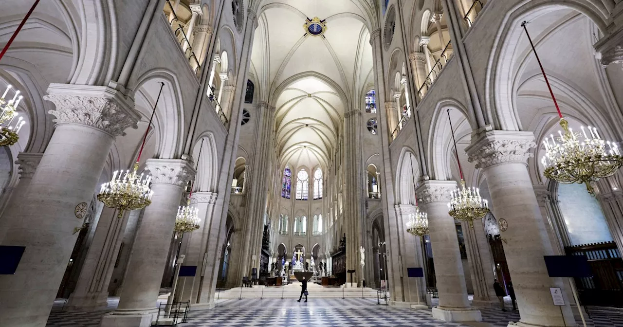 World gets first look at Notre Dame's new interior 5 years after devastating fire