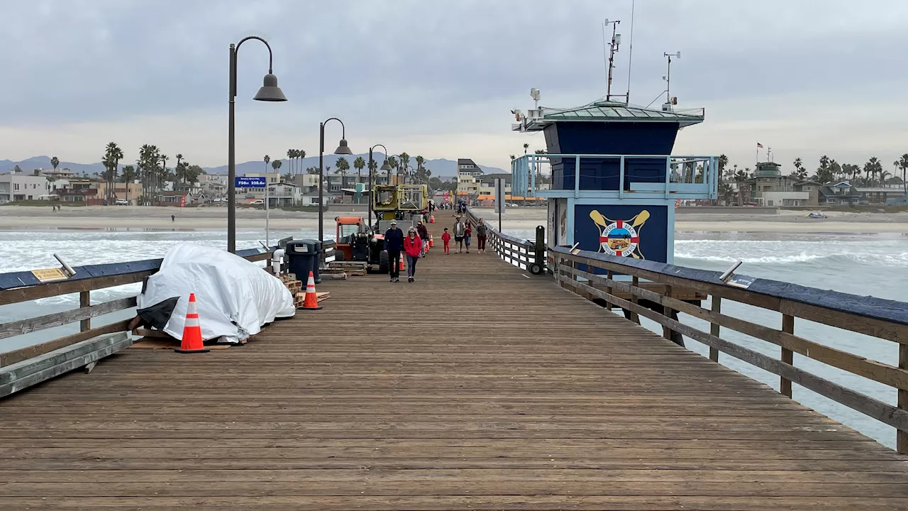 Iconic Imperial Beach Pier reopens in time for post-holiday walks