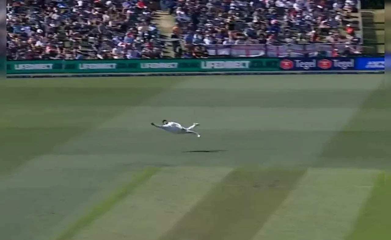 Glenn Phillips Grabs Stunning Catch To Dismiss Ollie Pope