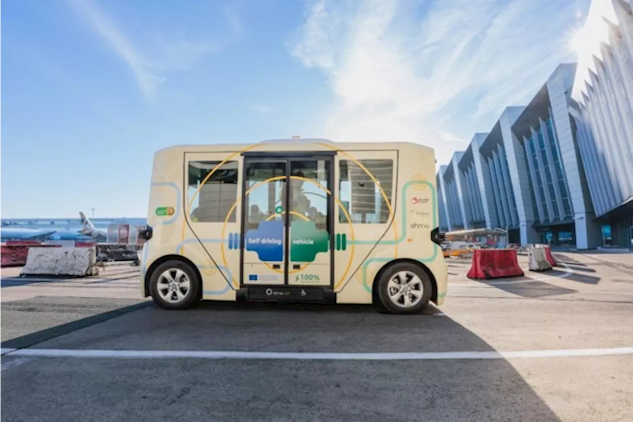 Brussels Airport lanceert proefproject met elektrische, zelfrijdende shuttle