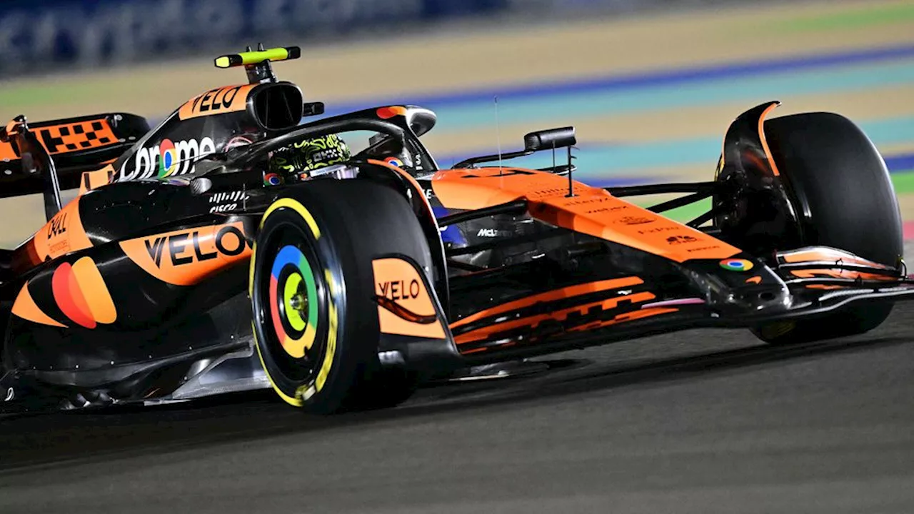 Norris snelt in Qatar naar pole sprintrace, Verstappen moet het doen met zesde plaats