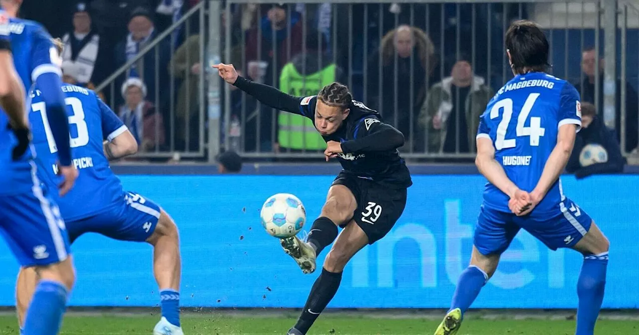 Hertha BSC gewinnt gegen 1. FC Magdeburg und zieht sich dem Aufstiegskampf in der zweiten Liga näher