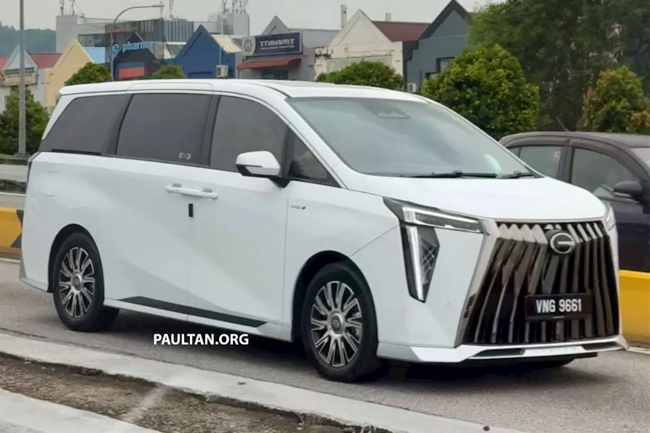 GAC M8 spied in Malaysia once again – Chinese Toyota Alphard/Vellfire finally launching soon?