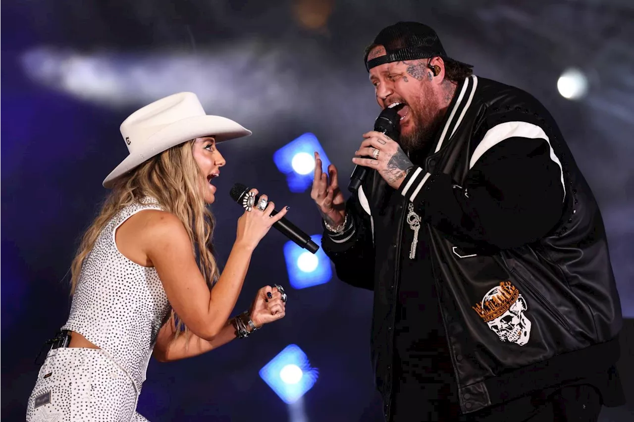 Lainey Wilson Duets With Jelly Roll During High-Throttle Thanksgiving Halftime Show