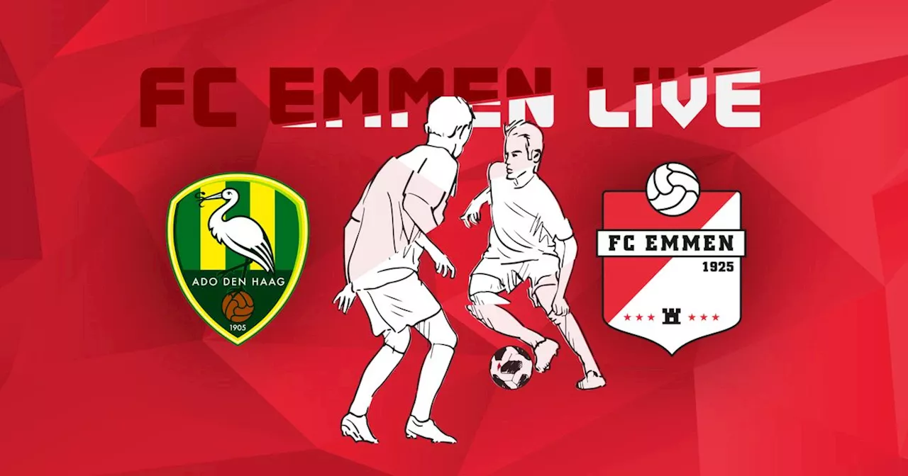 Lees terug: ADO Den Haag maakt einde aan zegereeks FC Emmen