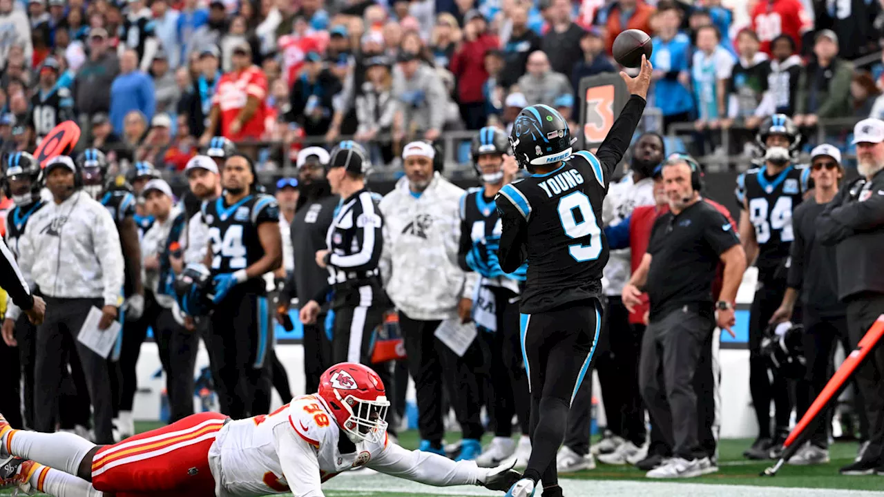 PFF names Panthers QB Bryce Young the best deep passer in the NFL in Week 12