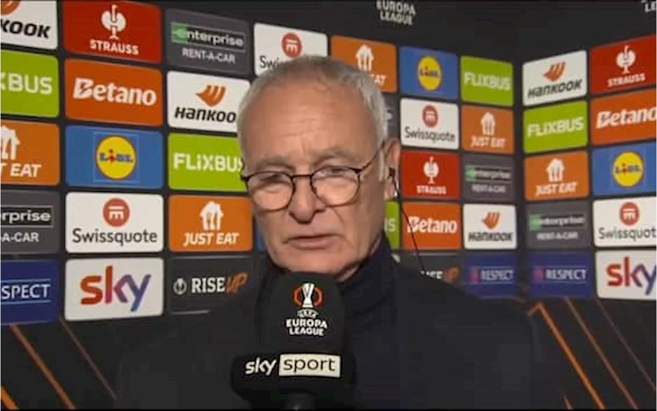 Tottenham-Roma, Ranieri: 'Gran gara, la squadra non si è mai arresa'