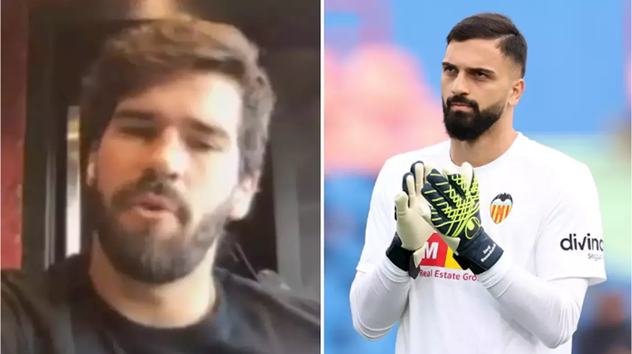 Liverpool star Alisson reveals club he's 'open to joining' with Giorgi Mamardashvili arrival impending