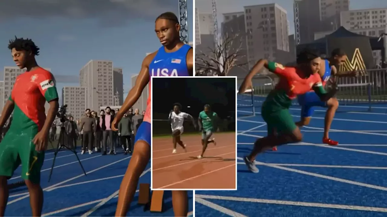 Noah Lyles responds after 3D simulation shows what would happen if he raced Speed over 100m instead of 50m