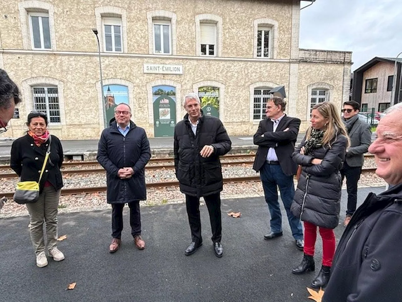 Modernisation des gares rurales : des aménagements réalisés sur le site de Saint-Émilion