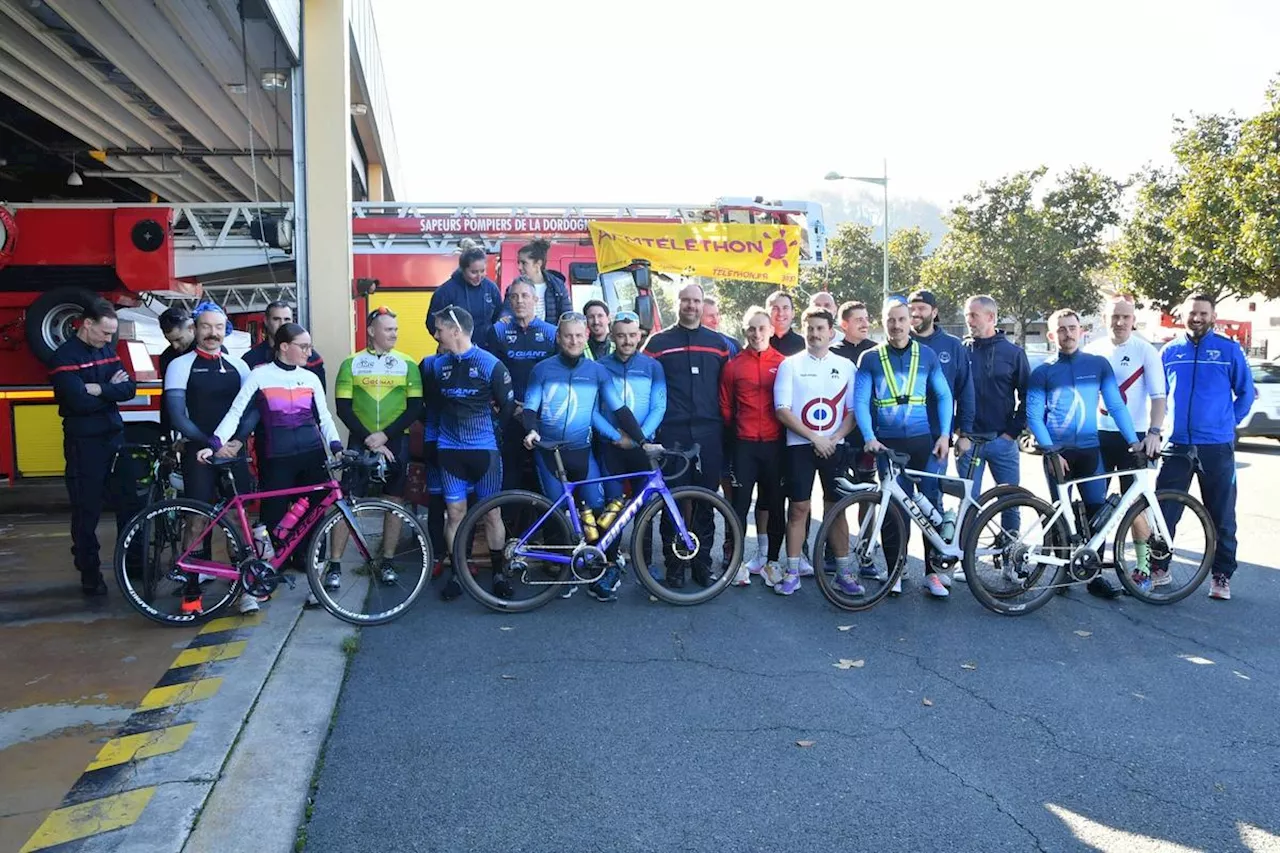 Téléthon 2024 : un double défi lancé par les sapeurs-pompiers à Périgueux