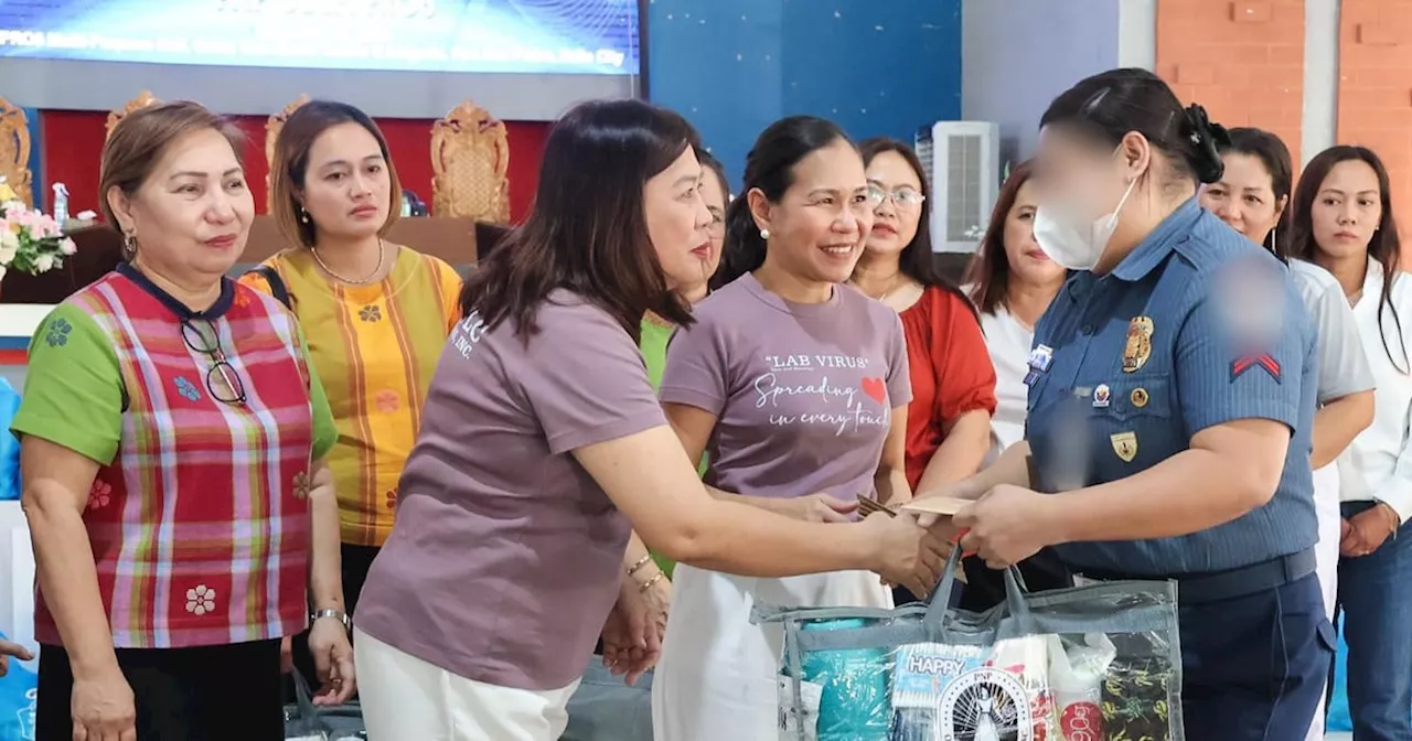 PNP officers ladies club brings hope to personnel, dependents through gift-giving program