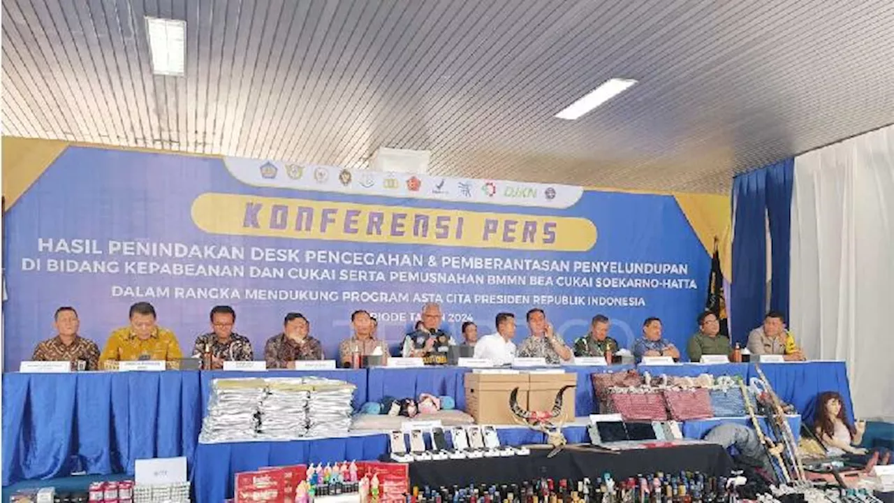 Bea Cukai Tindak Minuman Beralkohol dan Rokok yang Rugikan Negara Rp34,7 Miliar Sepanjang November 2024