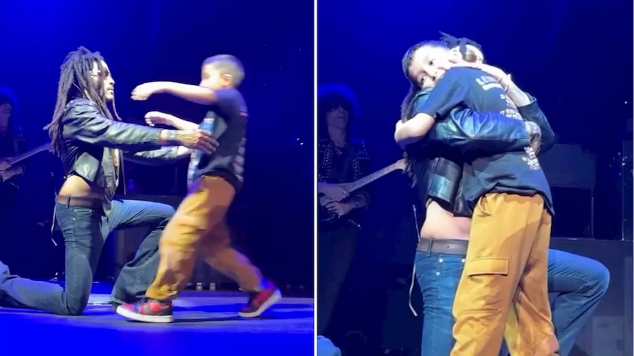 Lenny Kravitz Sorprendió Al Público Al Subir a un Niño Al Escenario
