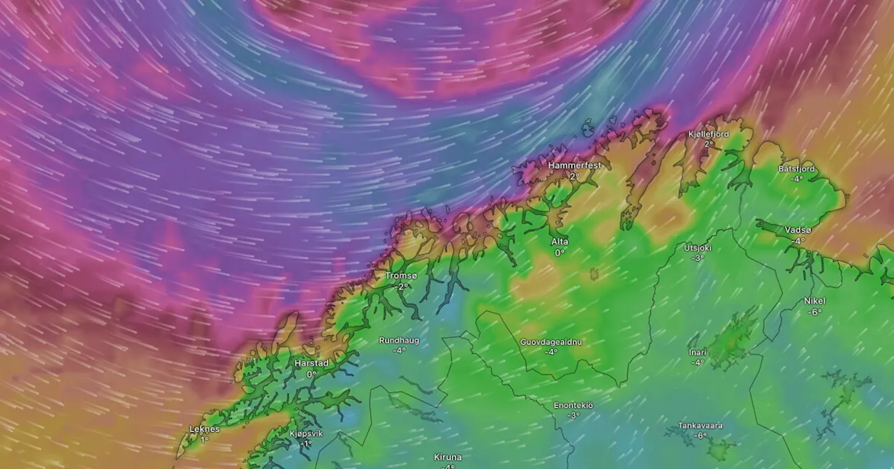 Kraftig uvær i Nord-Norge: - Best å bli hjemme