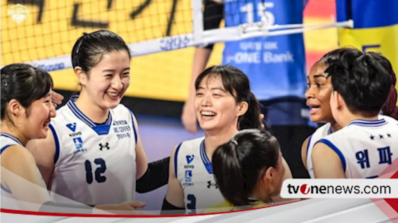 Klasemen Liga Voli Korea usai Hillstate Babat Hi-Pass: Lee So-young Sahabat Megawati Hangestri Tergusur