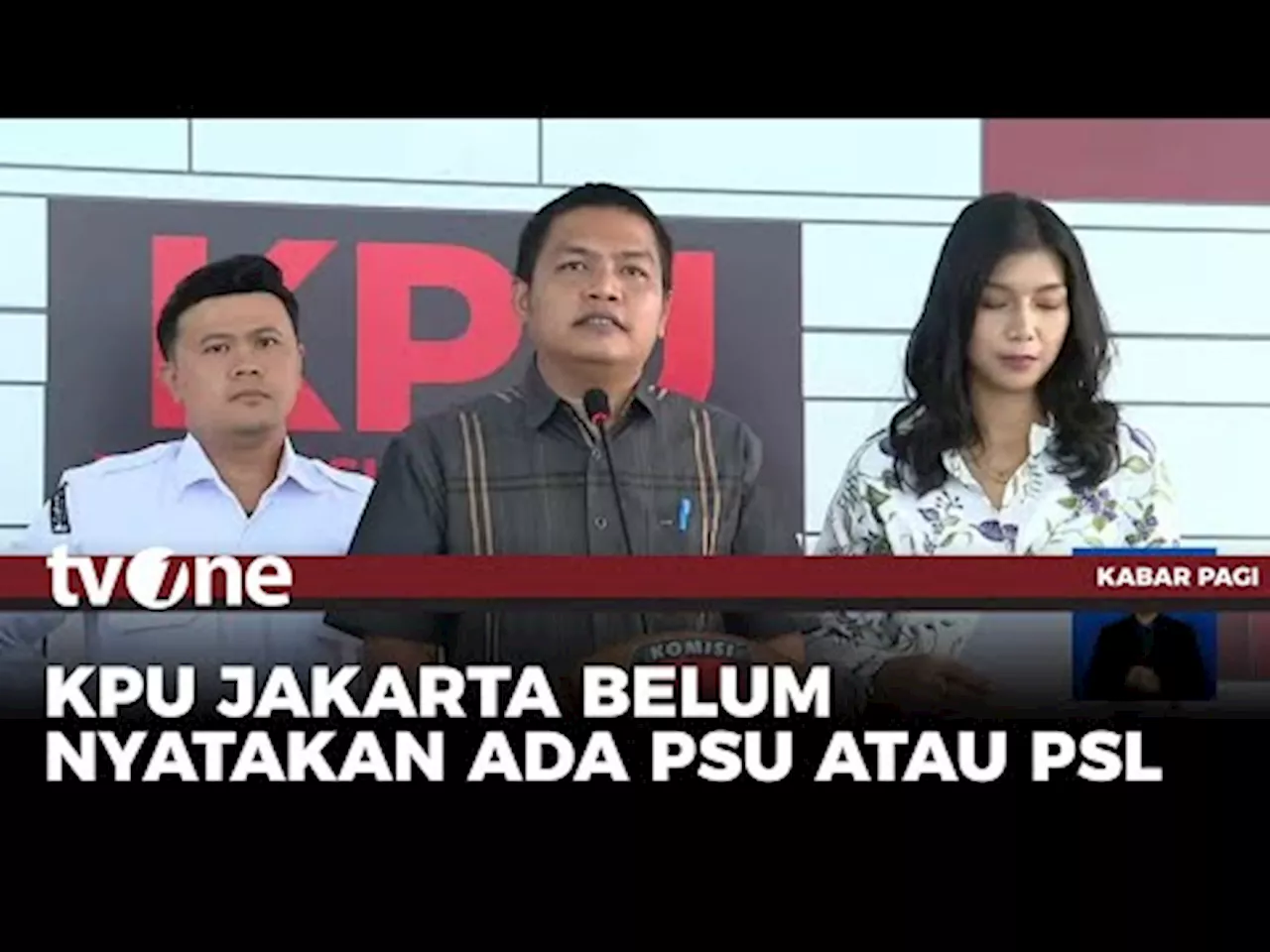 KPU Jakarta Ungkap Belum Ada Rencana PSU