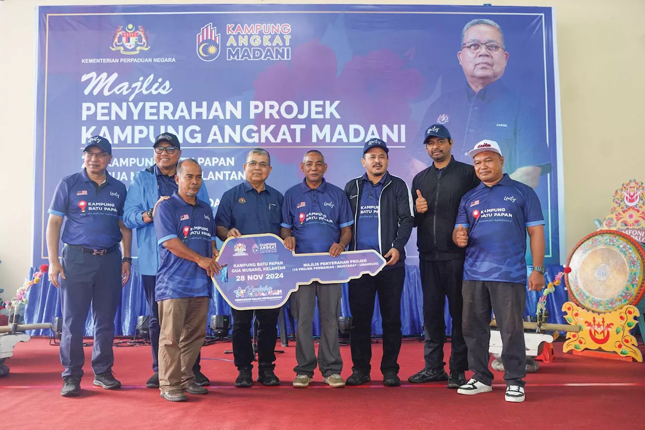 RM2.5 Million Allocated for Community Development Projects in Gua Musang Village