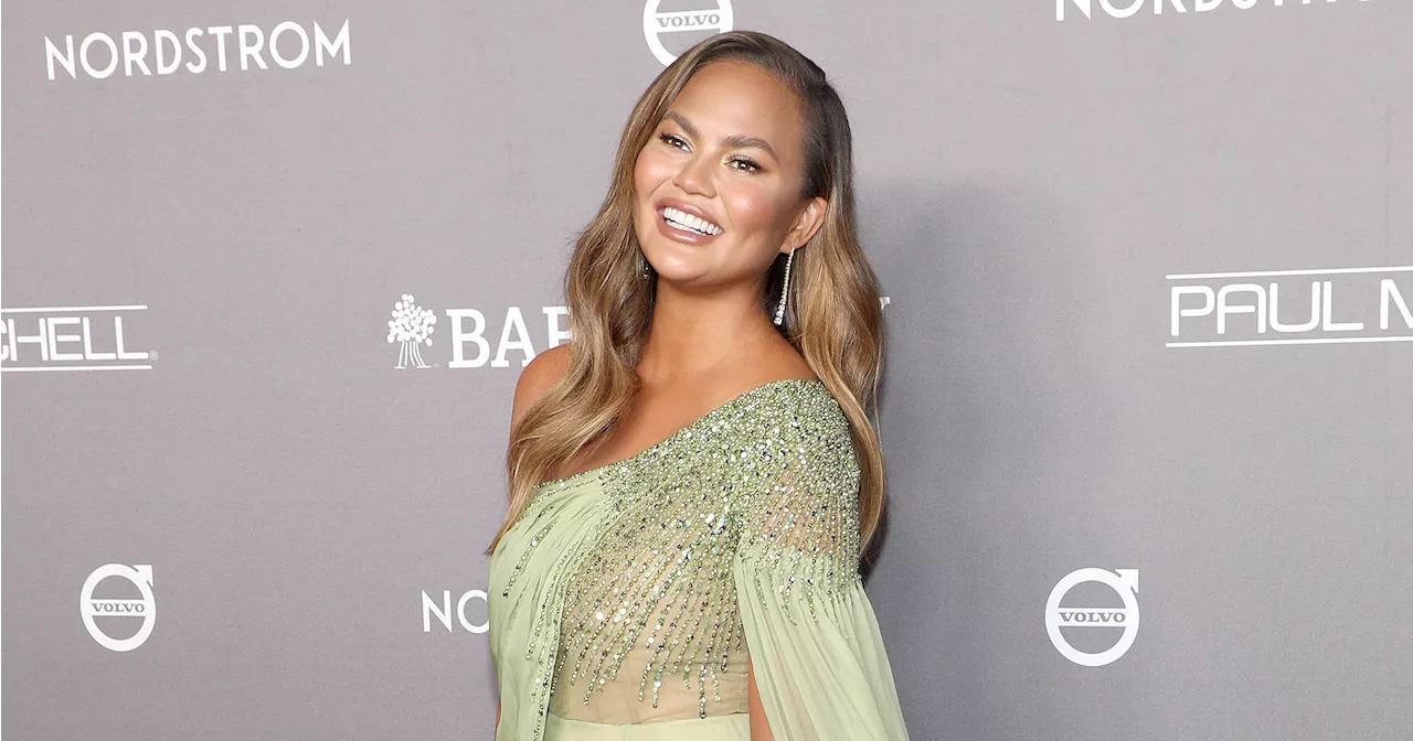 Chrissy Teigen Uses Her Cozy Barefoot Dreams Blanket All the Time