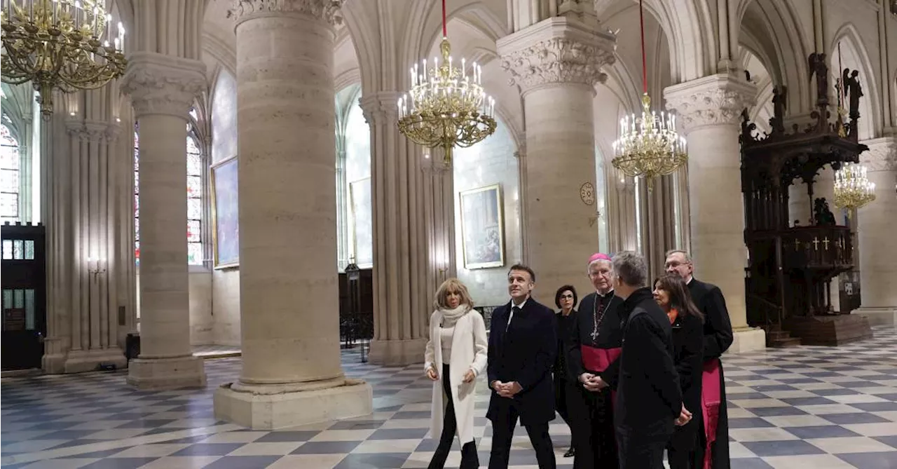 Macron Visita Notre-Dame Restaurada Cinco Anos Após Incêndio Devastador