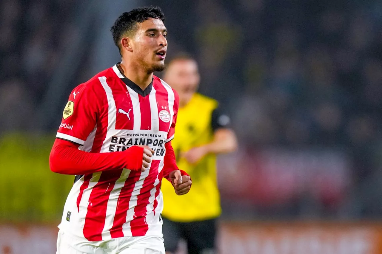 Flinke tegenvaller voor PSV: Driouech maandenlang aan de kant