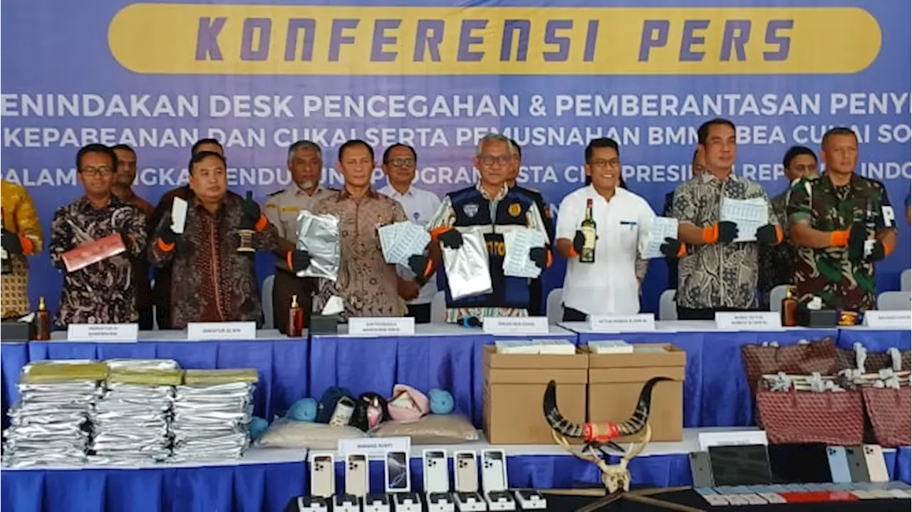 Bea Cukai Amankan 1,1 Juta Keping Pita Cukai Asal Cina Bernilai Rp175 Miliar