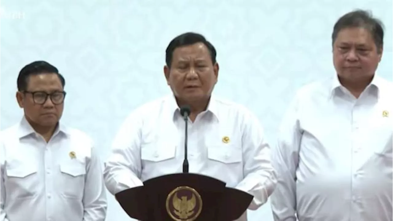 Prabowo soal Pilkada 2024: Menang Jangan Euforia, Kalau Kalah Dukung yang Menang