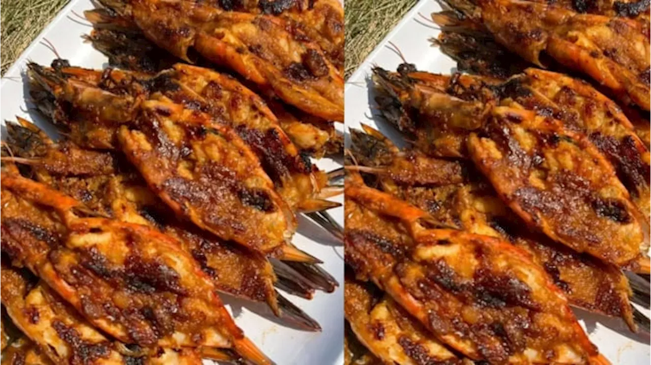 Resep Udang Bakar Jimbaran Sambal Goang, Sensasi Rasa Pedas Gurih yang Menggugah Selera