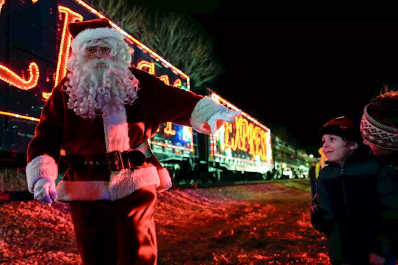 Santa's annual train visit delivers hope and magic to one corner of coal country