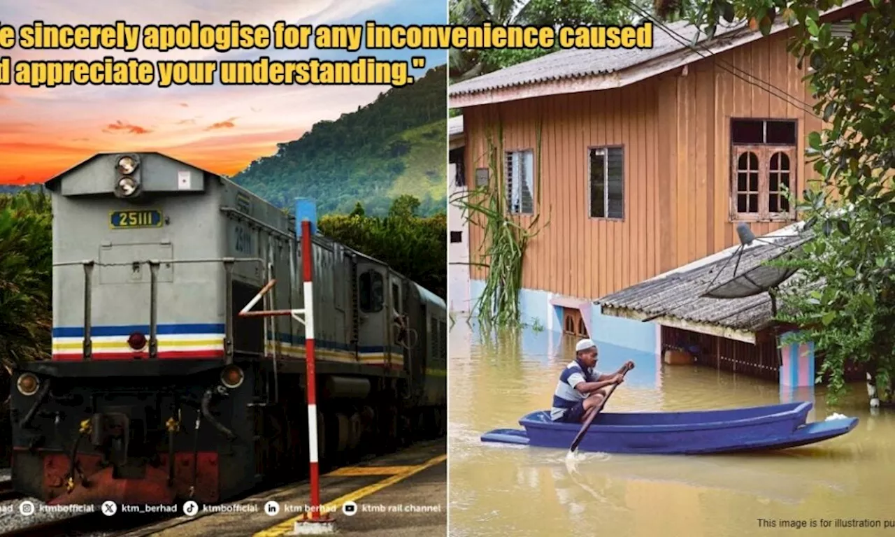 KTM Berhad Cancels Special Train Services to Hat Yai, Thailand Due to Bad Weather Conditions