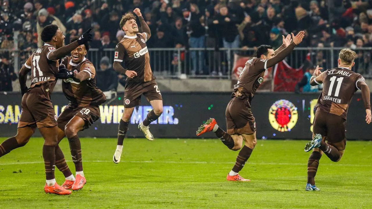 FC St. Pauli Siegt Hochoffens im Bundesliga-Kellerduell gegen Holstein Kiel mit 3:1