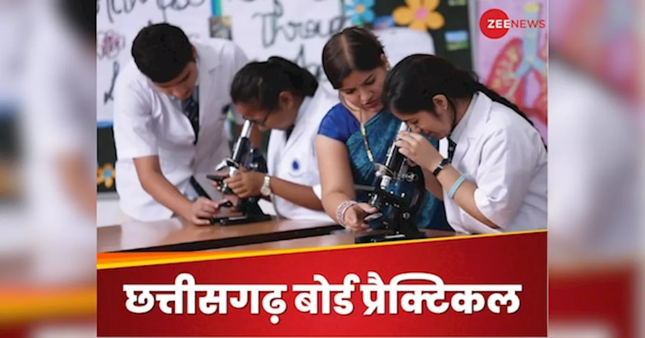 Chhattisgarh Board Exam 2025: 10वीं 12वीं के प्रैक्टिकल का शेड्यूल जारी; एग्जाम 10 जनवरी से