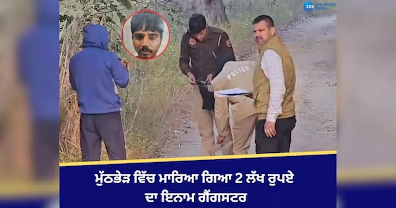 Encounter In Gurugram: ਐਂਨਕਾਊਟਰ ਚ ਮਾਰਿਆ 2 ਲੱਖ ਦਾ ਇਨਾਮੀ ਗੈਂਗਸਟਰ, ਬਿਹਾਰ ਤੇ ਗੁਰੂਗ੍ਰਾਮ ਕ੍ਰਾਈਮ ਬ੍ਰਾਂਚ ਨੇ ਕੀਤੀ ਕਾਰਵਾਈ