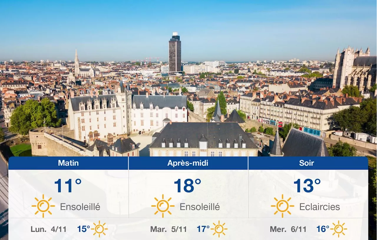 Météo Nantes: prévisions du dimanche 3 novembre 2024