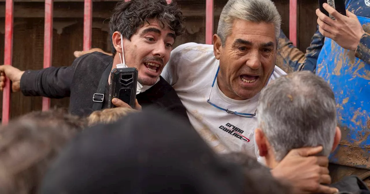 Spain flood survivors hurl mud at the royals and top government officials